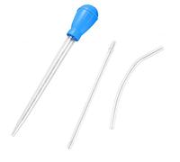 Lafefe 27.7IN Extra Long Turkey Baster for Aquarium, 50ml Large Baster with L-Shaped & Straight Extension Tubes, Precision Coral Feeder and Fish Feeder Tank Cleaning Tool