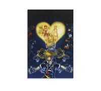 LaFegoude Kingdom Hearts Anime Poster Decorative Painting Canvas Wall Art Living Room Poster Bedroom Painting Wall Art Picture Print Modern Family Room Decor 12 x 18 Inches (30 x 45 cm)