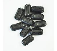Lafeier 10 Pcs Movable 7mm Inner Diameter Black Ferrite Core Ring Cable Clip