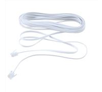 Lafeier 6P2C RJ11 Male to Plug Telephone Line Cable Wire 5M