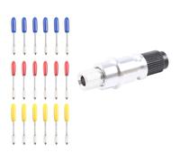 Lafeier Blade Holder Base with 18Pcs Cutting Blades (30/45/60 Degree) for Silhouette Cameo 1 2 3/Portrait/Curio/Graphtec 6000/5000-60 Plotte
