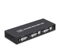 Lafeier DVI KVM Switch 2-In-1 4K Two Computers Shared USB Keyboard Mouse Print Monitor Multi-Function Switching Screen