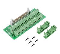 Lafeier IDC40P 40Pin Connector Strip Breakout Board Terminal Block Plug PLC Interface with Bracket, for PLC, DIN Rail Mount