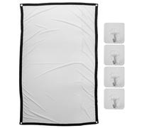 Lafeier Portable Projector Screen for Home Theater Outdoor HD White Foldable Anti- (60Inch)