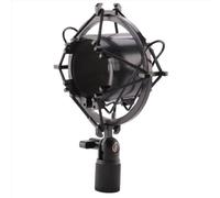 Lafeier Universal 3KG Bearable Load Mic Microphone Shock Mount Clip Holder Stand Radio Studio Sound Recording Bracket Black Professional