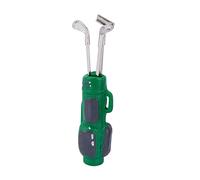 LAFEINA Mini Golf Clubs with Golf Bag Decoration Accessories for for 1/6 1/12 Dollhouse Toys 1:10 RC Crawler Car TRX4 Axial SCX10 D90 D110 TF2 (Green)