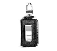 LAFENI Car Keys Pouch for Audi TT TTS TT RS RS3 RS4, PU Leather Key Signal Blocker Pouch Waterproof Key Protection Shell Auto Decorative Accessories,With window-A