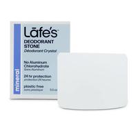Lafes - Natural and Organic Deodorant Crystal Stone with Holder Fragrance-Free - 6 oz.