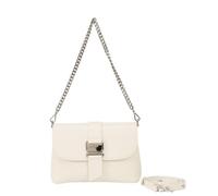 LAFESTIN Split Leather Small Shoulder Bag For Women, Dual Straps For Versatile Styling Women's Crossbody Handbags, Ivory White
