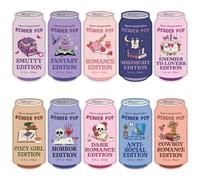 Laffact Funny Book Club Bookmark - 100Pcs Drinks Soda Pop Ticket Designed Reading Tracker, Reader Pop Dark Romance Reading Accessory Bookish Page Clip Gifts for Book Lover Women Men School Library