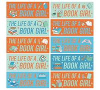 Laffact The Life of A Book Girl Bookmark - 240Pcs The Life of A Reader Styled Bookmark Reading Tracker Page Marker, Readers Accessories Book Club Gifts for Bookish Lover Birthday Party Library Rewards