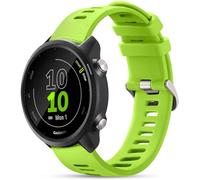Laffav Compatible with Garmin Forerunner 245 Strap/Forerunner 55 Straps, 20mm Soft Silicone Sport Replacement for Garmin Vivoactive 3/Vivoactive 5/Venu/Venu Sq/Sq 2/Forerunner 165/645 Band, Lime
