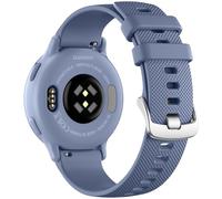 Laffav Compatible with Garmin Vivoactive 3 Strap - 20mm Strap for Vivoactive 5 - Venu 2 Plus Venu Sq Venu - Forerunner 245 645 55, Sport Soft Silicone Replacement Bands for Garmin Vivomove HR,BlueGrey