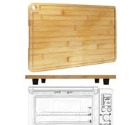 laffeya Counter Top Chopping Board, Cutting Board for Ninja Flip Air Fryer SP101 SP201 SP301 SP351 DCT401 DCT402 DCT451, Space Save Boards for Breville (Beige, 44.6 * 27.6 * 3.6cm)
