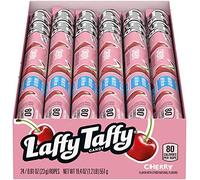 Laffy Taffy Cherry Ropes Sour Candy 23g (Box of 24) American Candy & Sweets
