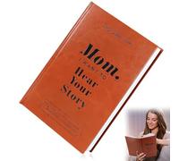 lafo Mom, I Want To Hear Your Story: 1 Mother's Guided Journal Book, to Share Her Life Story Journal with Durable Leather Wrapped For Mom Great Gift For Mom Birthday (Mom)