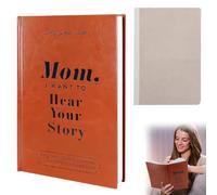 lafo Mom, I Want To Hear Your Story: 1 Mother's Guided Journal Book with 1 refill, to Share Her Life Story Journal with Durable Leather Wrapped For Mom Great Gift For Mom Birthday (Mom)