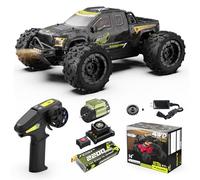LAFPACY RLAARLO 1/14 Brushless Fast RC Cars for Adults, Top Speed 60+ MPH RC Truck, All Terrain Remote Control Car Hobby Off-Road Remote Control Truck 4x4 Monster Trucks with 3S Battery