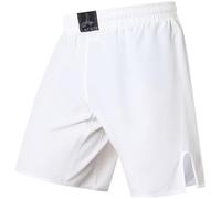 LAFROI Men's Fighting Jiu Jitsu MMA Cross Training Grappling Thai Boxing Shorts Trunks White Size SM