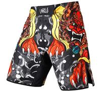 LAFROI Mens MMA Cro...et-QJK01 (Lion Dance,XL)