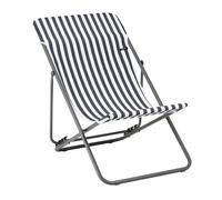 Lafuma - Maxi Transat Folding Deckchair, Grey - Grey
