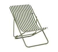Lafuma Maxi Transat sun lounger Rayures Moss