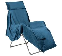 Lafuma Mobilier - Flocon Throw Relax - Blanket size 172 x 180 cm, blue