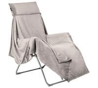 Lafuma Mobilier - Flocon Throw Relax - Blanket size 172 x 180 cm, grey