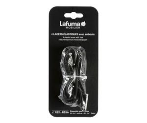 Lafuma Mobilier LFM2322 Elastic Laces Ideal for RSX and RSXA - Black (Set of 4)