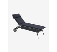 Lafuma Mobilier Miami II Haut BeComfort Folding Sun Lounger Black