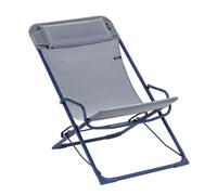 Lafuma - Transaswing Folding Rocking Deckchair, Blue - Blue