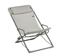 Lafuma - Transaswing Folding Rocking Deckchair, Grey - Grey