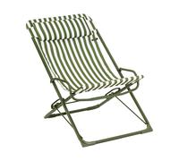 Lafuma Transaswing Multi deck chair Rayures Moss