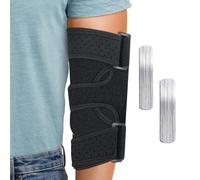 LAFUYSO Elbow Brace - Adjustable Night Splint with 2 Removable Metal Stabilizers for Cubital Tunnel Syndrome, Tendonitis, Ulnar Nerve, and Tennis Elbow - Comfortable Support for Men and Women