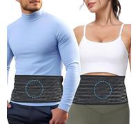 LAFUYSO Umbilical Hernia Belt for Women and Men - Abdominal Support Binder with Compression Pad - Navel Ventral Epigastric Incisional and Belly Button Hernias Surgery Prevention Aid