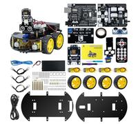LAFVIN Smart Robot Car with Camera for Arduino Robotics, Educational Robotics Kit with Obstacle Avoidance and Line Tracking Follow for STEM Learning