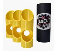 Lag Cut Pro - Foam Pipe Lagging Cutter Set for 13 mm Insulation | Fits 15 mm, 22 mm & 28 mm Copper Pipes | Precision Tool for Clean 45°/90° Angled Cuts & T-Joints | Easy & Accurate Foam Cutting