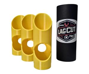 Lag Cut Pro™ Foam Pipe Lagging Cutter Set for 13 mm Insulation | Fits 15 mm, 22 mm & 28 mm Copper Pipes | Precision Tool for Clean 45°/90° Angled Cuts & T-Joints | Easy & Accurate Foam Cutting