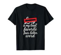 Lag Is My Least Favorite Four-Letter Word Gamer Humor Print T-Shirt