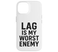 Lag Is My Worst Enemy Funny Video Gamer Gaming Case for iPhone 14