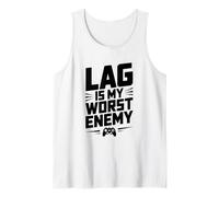 Lag is My Worst Enemy Gamer Humor Tank Top