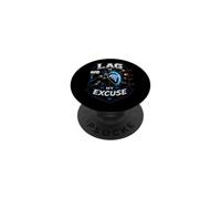 Lag is Not Me Gaming Warrior PopSockets Adhesive PopGrip