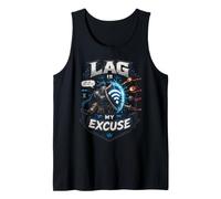 Lag is Not Me Gaming Warrior Tank Top