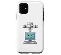 Lag Killed Me Funny Gamer Pixel Art Case for iPhone 11