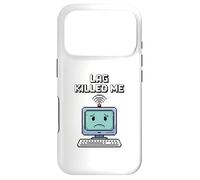 Lag Killed Me Funny Gamer Pixel Art Case for iPhone 17 Pro