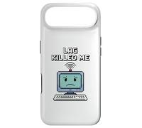 Lag Killed Me Funny Gamer Pixel Art Case for iPhone Air