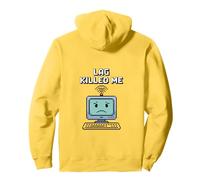 Lag Killed Me Funny Gamer Pixel Art Pullover Hoodie