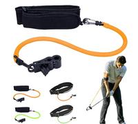 Lag Trainer Pro, Lag Trainer, Double Clip Golf Swing Training Aid, Golf Swing Trainers Aid with Arm Bands, Improve Lags, Release and Strike Quality, Suitable for Men Women Beginners (Arms-Orange)