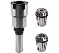 Lagaga 1/2 Inch Shank Router Collet Rod Chuck Holder Extension Chuck Converter Adapter Extends The Router Bit an Additional 2-1/4", Convert 1/2-Inch & 1/4-Inch Shank Bits