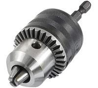 Lagaga 1.5-13mm Drill Chuck Adapter 1/2-24 UNF Mount Chuck Converter Impact Driver with 1/4-Inch Hex Shank Drill Chuck Quick Change Key Hammer Converter Conversion Tool